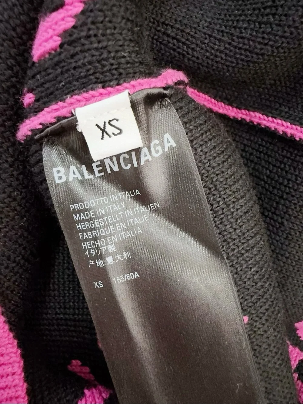 ❌hold❌🚩steal Balenciaga Hot Pink Logo Crewneck Sweater - Picture 4 of 5